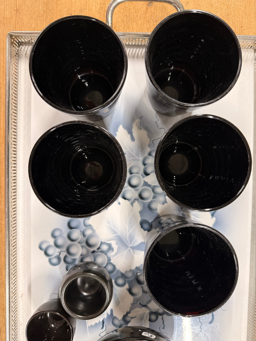 Iittala Aino Aalto musta juomalasi
