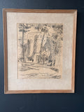 Vanha hiilipiirros – Rooma 1948