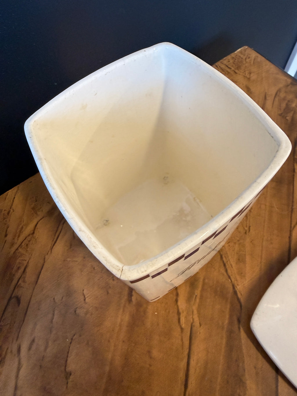 Keraamiset säilytyspurkit – Socker, Frukt & Kanel