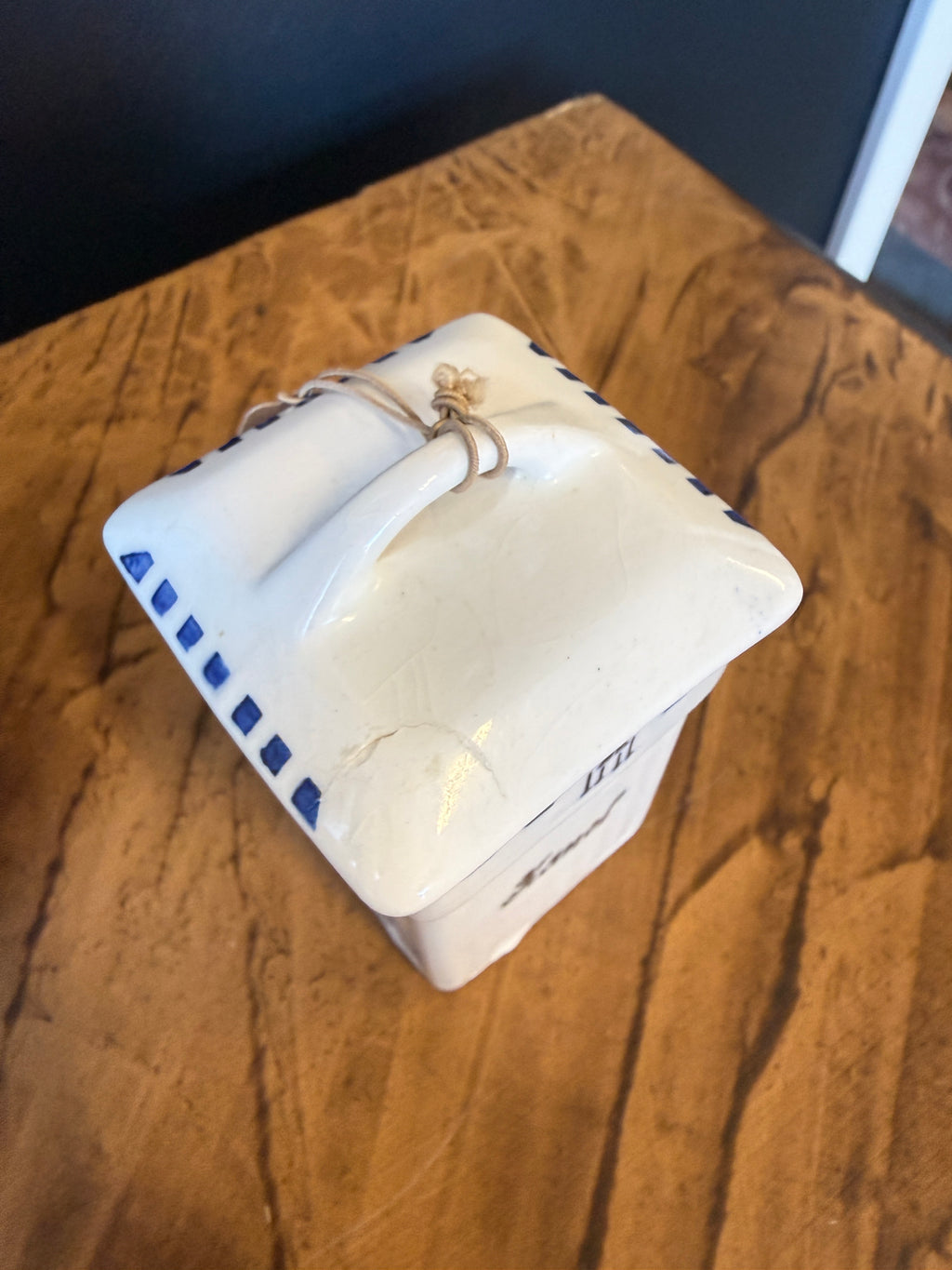 Keraamiset säilytyspurkit – Socker, Frukt & Kanel