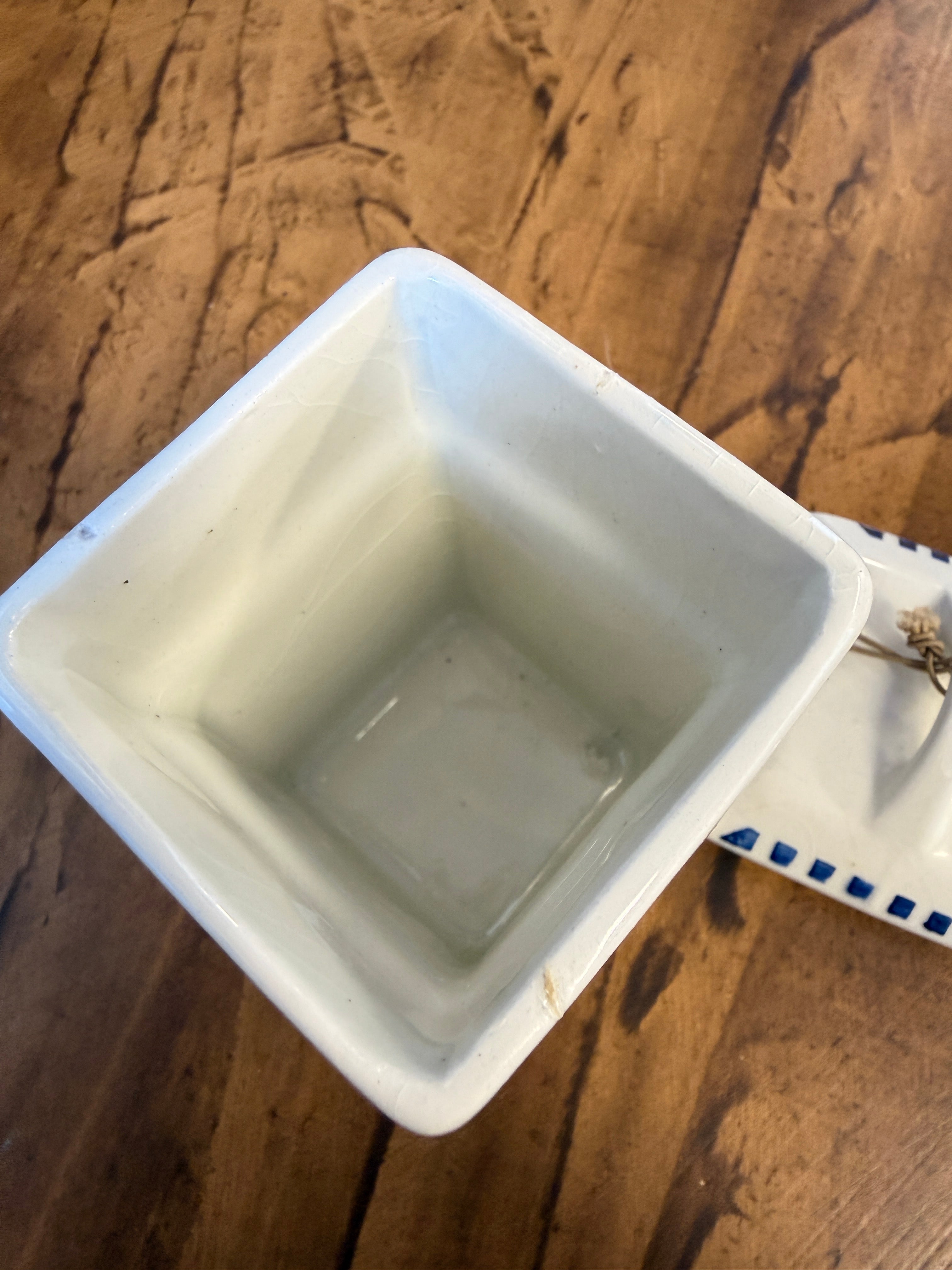 Keraamiset säilytyspurkit – Socker, Frukt & Kanel
