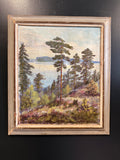 Öljyvärimaalaus – järvimaisema